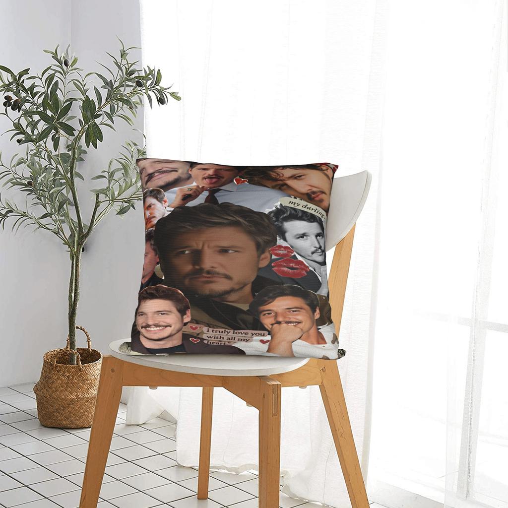 Pillow Case Pedro Pascal Comfy  Pillow Cover For Wedding Party Home Decor Funny Pillowcases