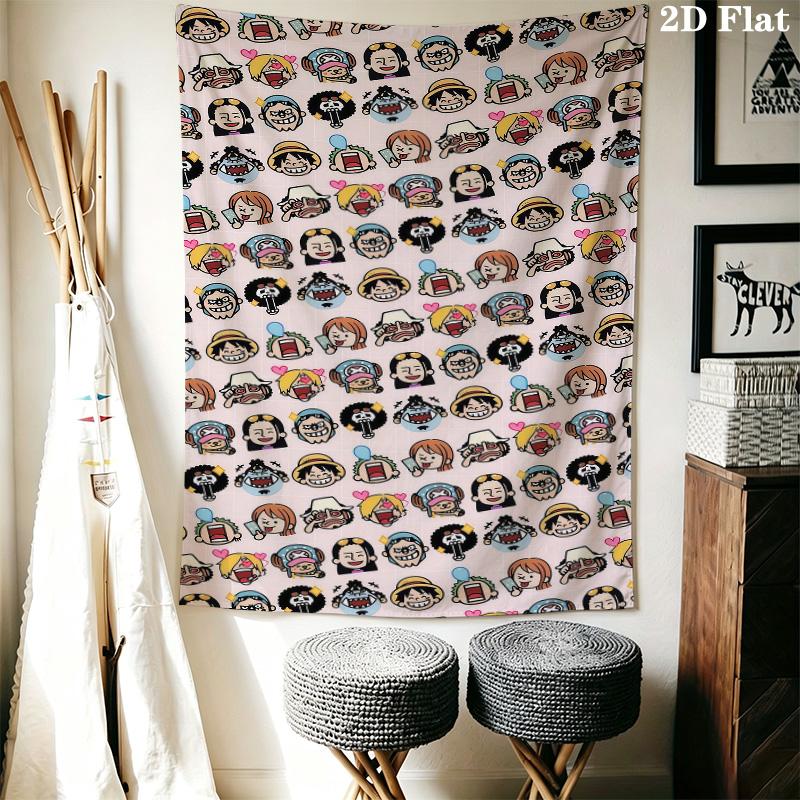 One Piece Wall Tapestry Aesthetic Wall Hanging Printed Fabric Blanket Decorative Tapestries For Bedroom Living Room Home Decor