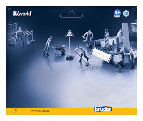 BRUDER Construction Worker Figure Set 62130