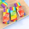 5/10pcs Rainbow 2b Pencil Erasers Soft  Non Feathered Stationery for Writing Drawing Office Study Supplies