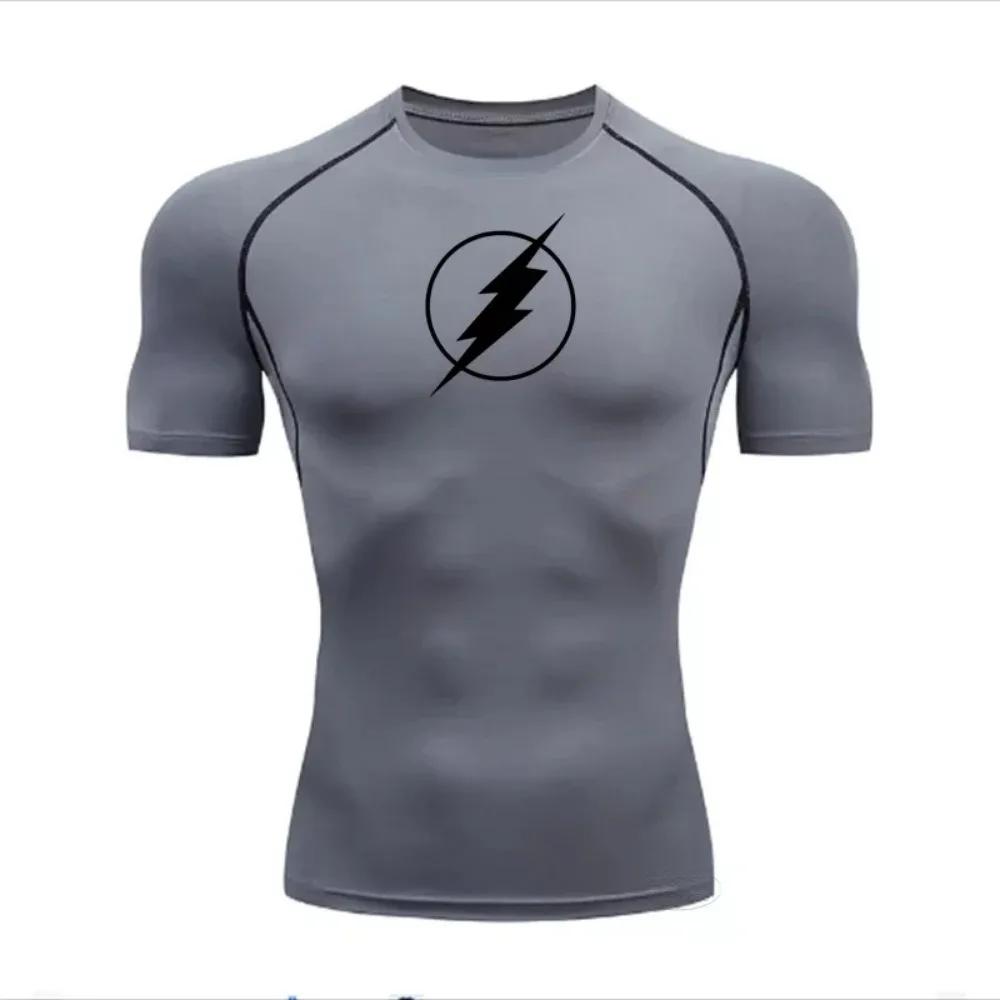 Jogging Quick-drying Breathable Top Summer Men's Running Compression T-shirt Short-sleeved T-shirt Gym Fitness Shirt