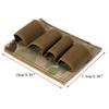 Battery Holder Elastic Storage Bag Hook and Loop Tactical-Bullet for Shell Holder Bag for Flashlight Shotgun Shells