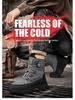 Plus Size Men's High-Top Winter Snow Boots with Warm Velvet Lining