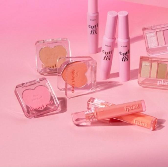 ETUDE Curl Fix Mascara Black 8g + Curler Set – Waterproof Long Lasting Volume