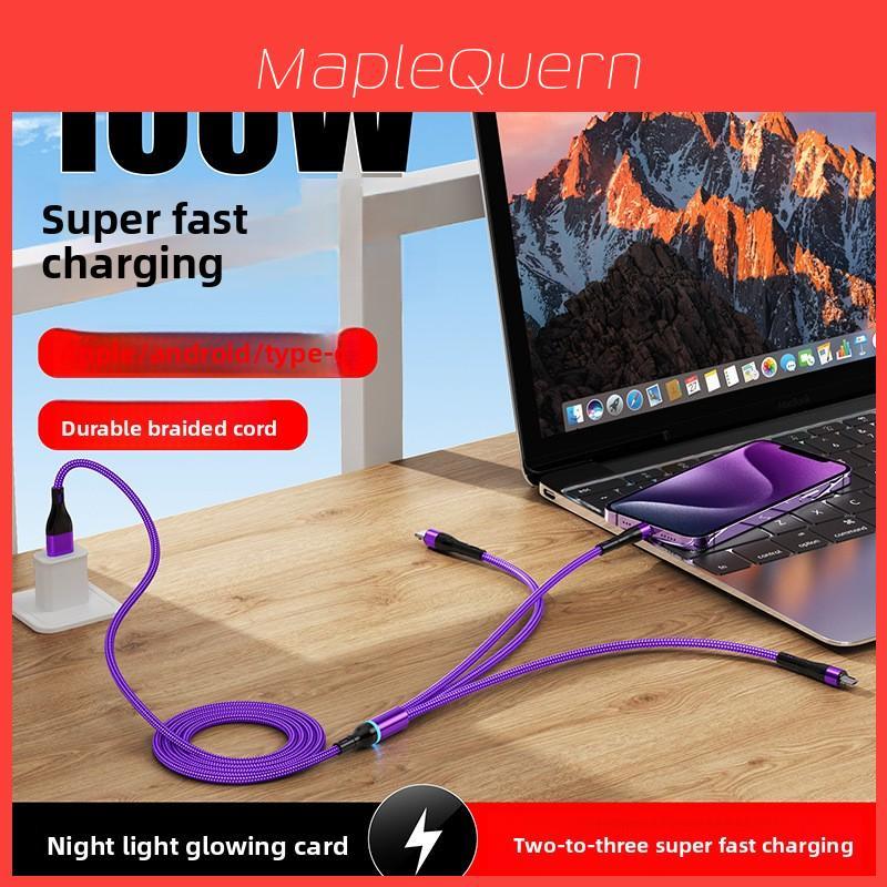 Usbc Charging Cable With Fast Charging For Android Apple Huawei Devices 100w Power Delivery