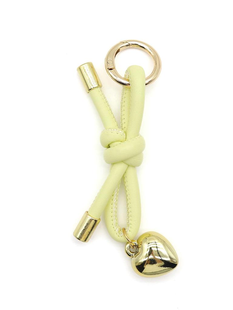 INS-Stil Gewebtes Lederseil Schlüsselanhänger & Schleifen-Taschenanhänger Lanyard