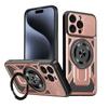 Magsafe Magnetic 360 ° Rotating Metal Car Bracket Ring Armor Phone Case For iPhone 16 Pro Max 14 11 12 13 15 Pro Max Back Cover