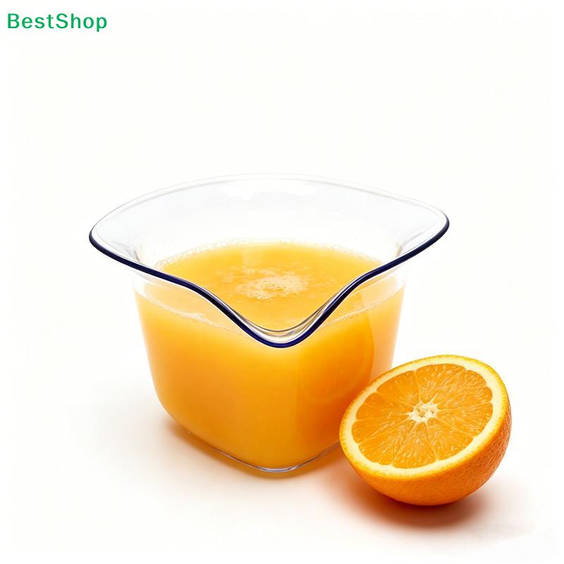 Manual Citrus Juicer with Glass Measuring Cup,Handheld Orange Lemon Squeezer,Portable Citrus Press with Strainer