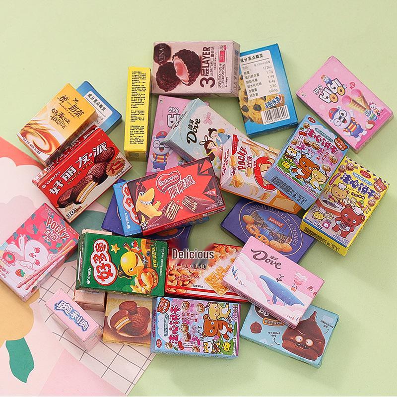 DIY Mini Snack Box Toys for Kids - Convenience Store Play Set with Claw Machine Accessories