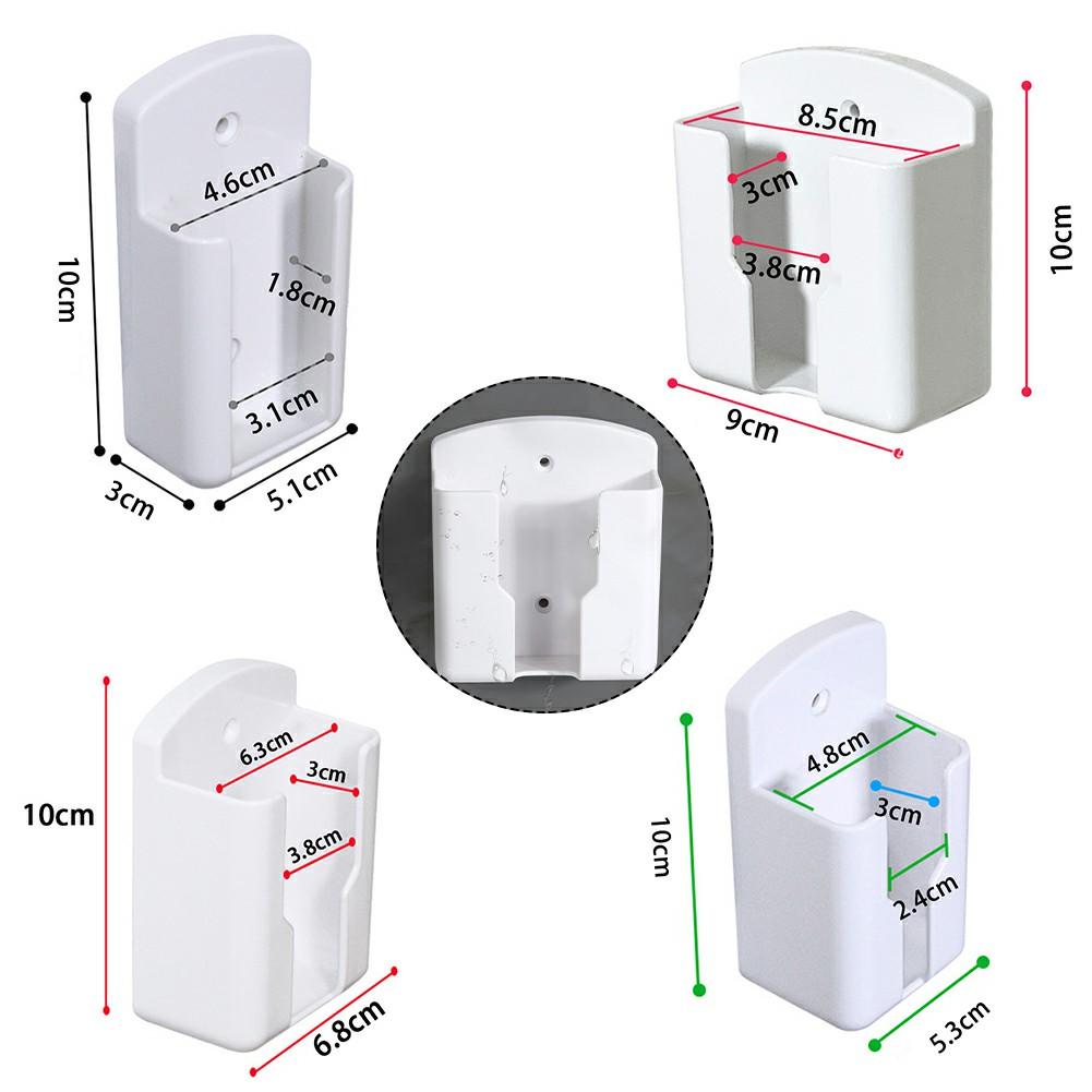 Storage Shelf Wall Mounted Holder Home Wall Mounted White 1pcs ABS