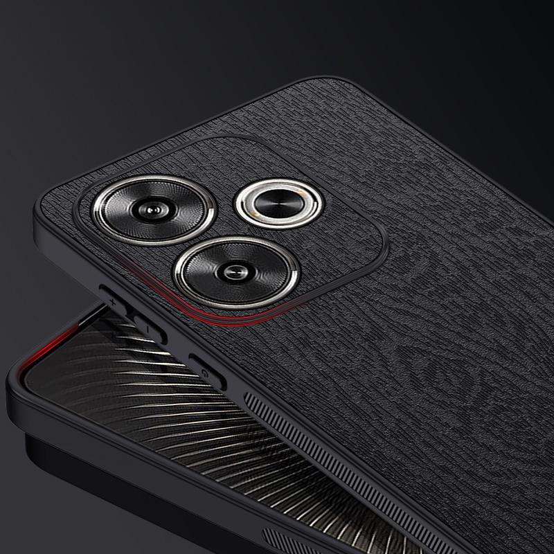 For Xiaomi Redmi Turbo 3 5G/Poco F6 5G Slim-Fit Phone Case PU Leather+PC+TPU Phone Cover