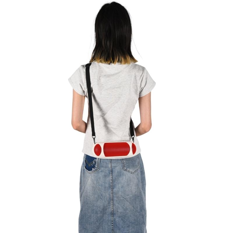 Portable Loudspeaker Silicone Case Protective Cover Skin for Dustproof and Shockproof Sleeve with Strap belt