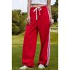 Spring and Autumn New Women's Loose Wide Leg Casual American Retro Sports Pants