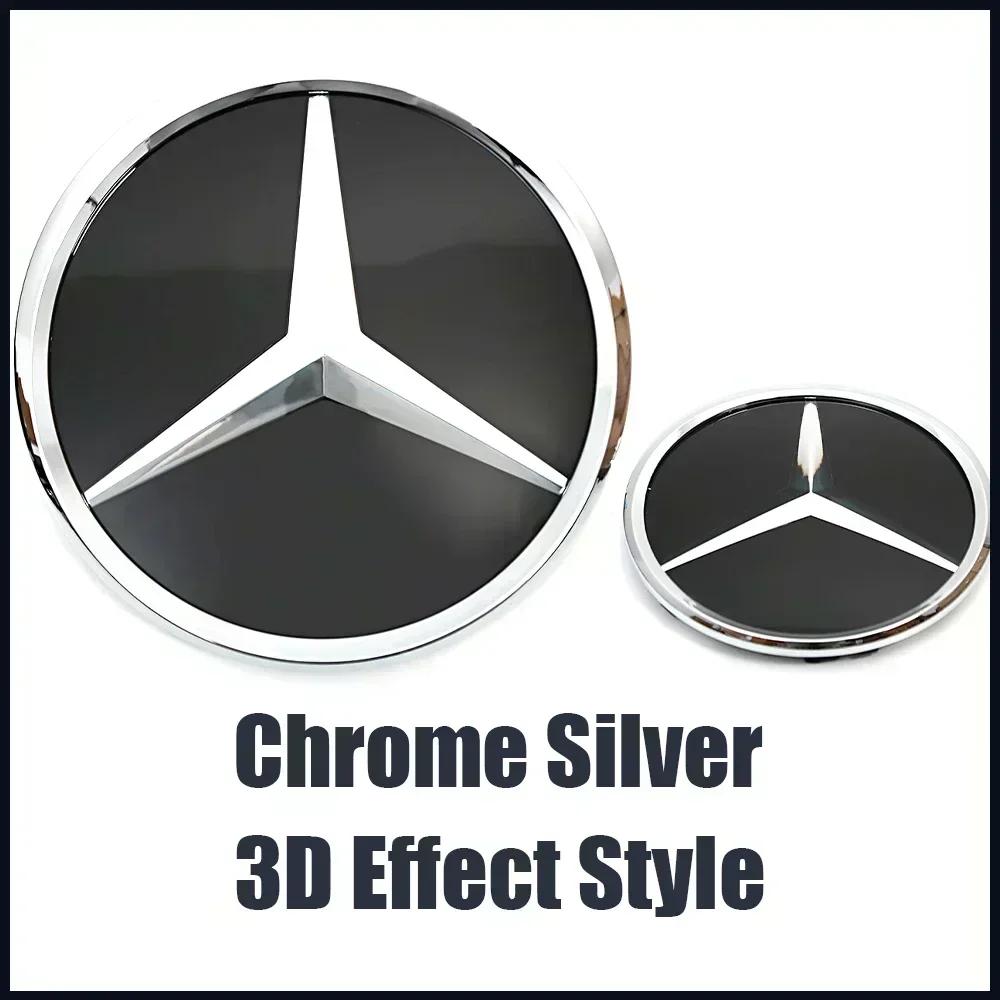 Hot Car Sticker Newest 3D Front Grill Star Emblem For Mercedes Benz GLE-Class W166 2016-2019 GLE350 GLE350d GLE400 GLE450 GLE500