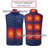 Men's Dual Control USB Heated Vest - 11 Zone, 3 Temperature Settings for Winter