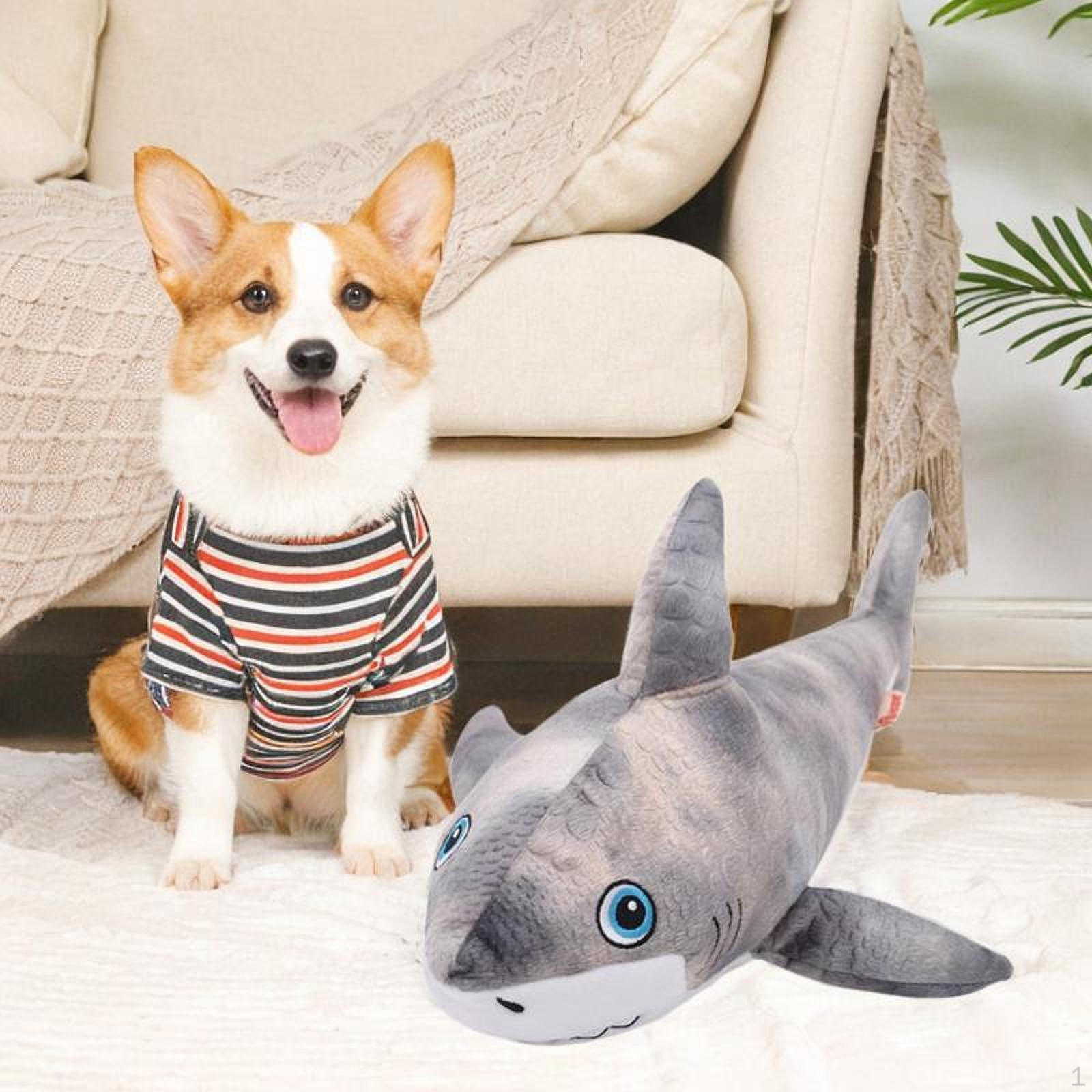 

Собака плюшевая игрушка чучело животного мультфильм хрустящая бумага пищащая интерактивная для shark