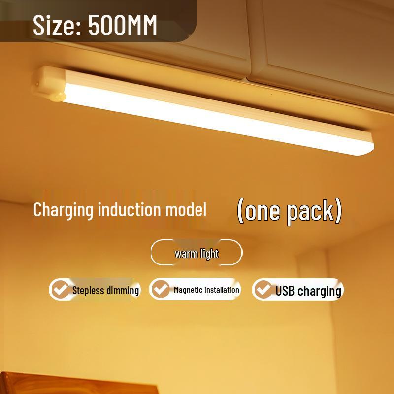 Smart Wireless LED Night Light with Motion Sensor, No Wiring Needed for Home, Hallways, Wardrobes, and Cabinets