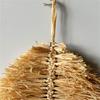 Japanese Styles Wall Art Handcrafted Dried Grass Raffia Leaf Hanging Ornament For Home Living Room Bedroom Decoration