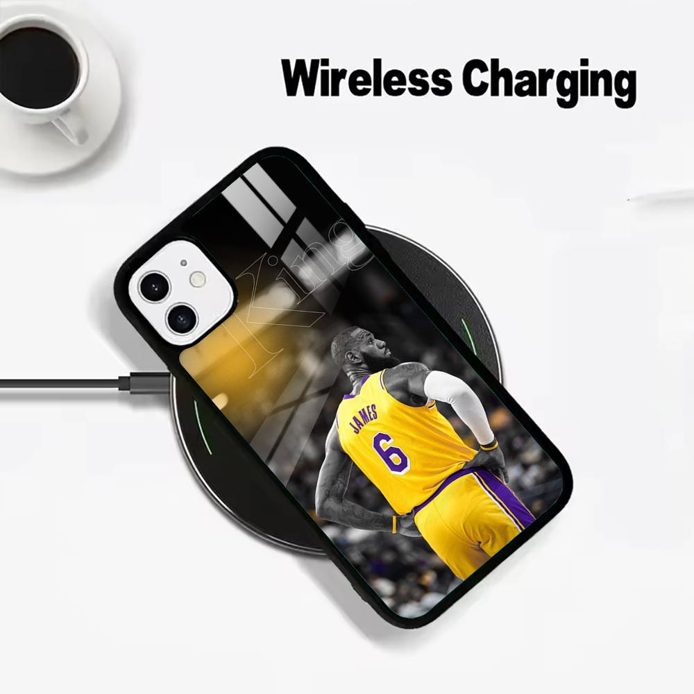 

J-James basketball Phone Case For IPhone17 16 15 14 13 12 11 Pro Max 16/15/14Plus Wireless Charger Cover Funda iPhone17Pro