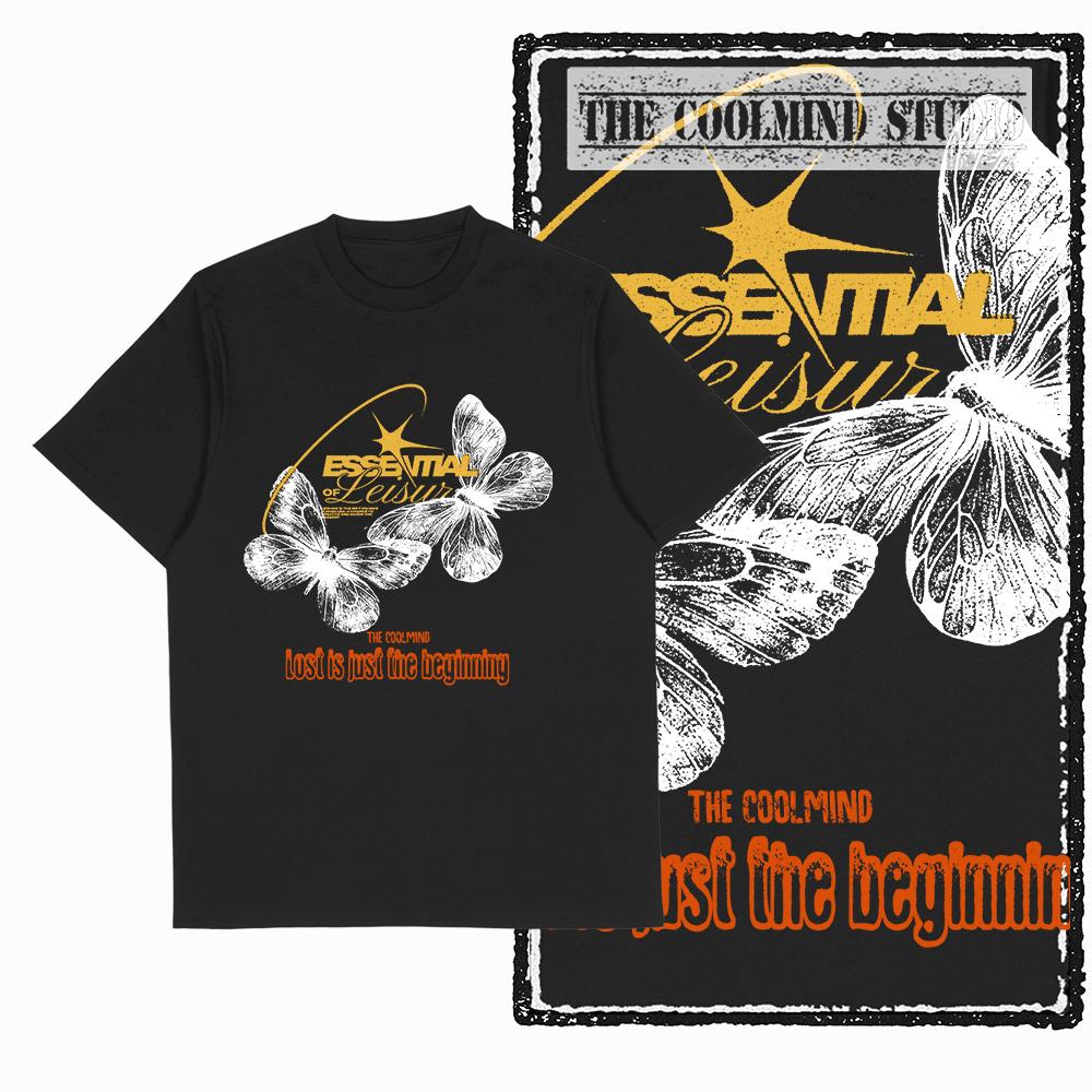 Coolmind X0019 Bavlna velká velikost potisk 1984 Exkluzivní grafické pánské tričko volné s kulatým výstřihem pánské tričko ležérní tričko pro muže trička