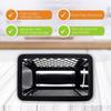 Stainless Steel Box Cheese Grater With Container 4 Sides Box Grater Handheld Kitchen Food Shredder for Vegetable Ginger Cutter