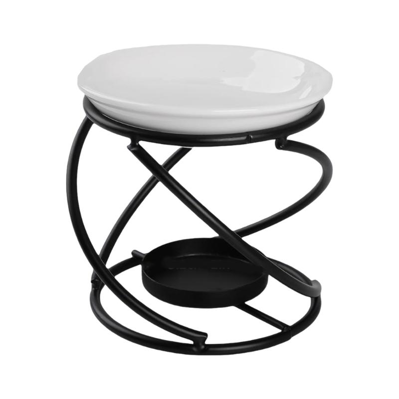 Dekorative Keramik Ätherisches Öl Brenner Aromatherapie Duftdiffusor Teelichthalter Ständer für Meditationsraum