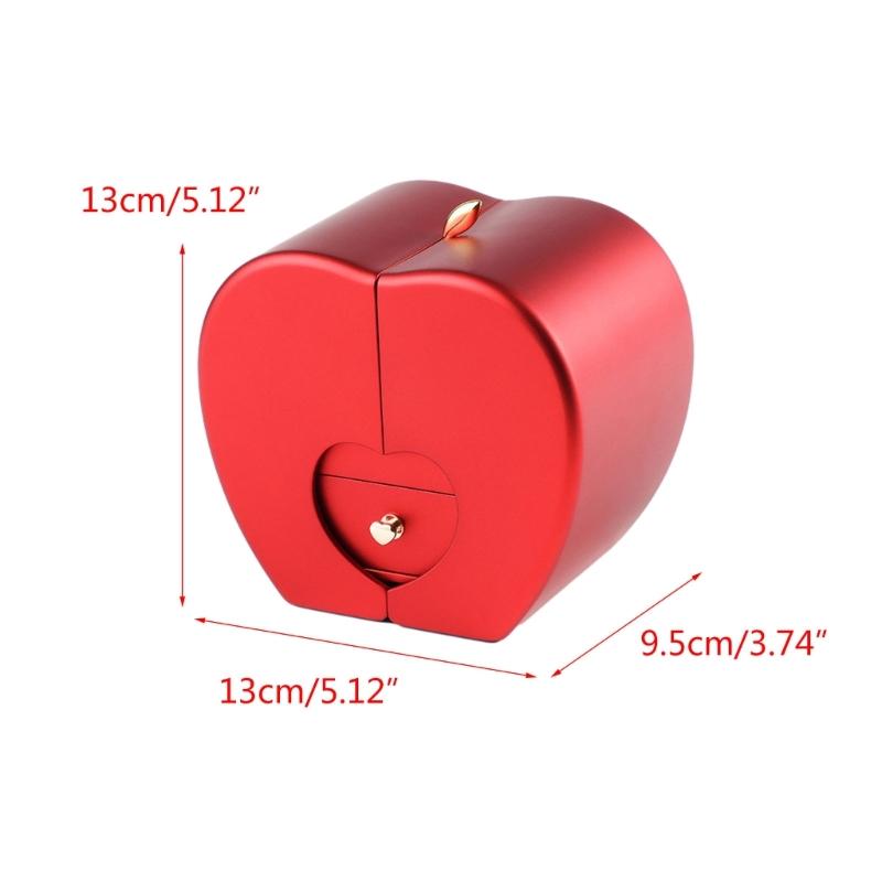 Lifting Rose Gift Box Necklace Rings Storage Box For Women Girlfriend Birthday Christmas Valentine Gifts 2024