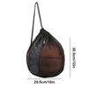 Single Ball Bag Mesh Carry Bag Sport Game Ball Storage Bag Drawstring Sling Back Bag for Basketball Volleyball Soccer Football