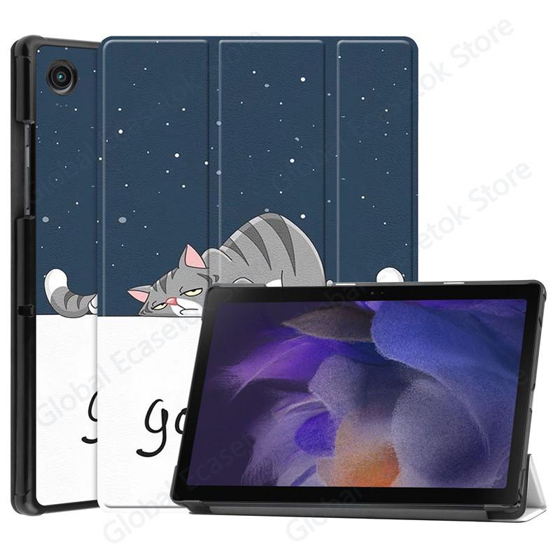 PU Leather PC Funda Tablet For Samsung Galaxy Tab A8 2021 Case 10.5 SM-X200 For Samsung Tab A 8 A8 Cover 2021 SM-X205 X200