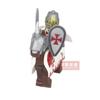 Middle Ages hospital  Crusaders Knights templar cavalry of the holy sepulchre Building Block Dragon knight Toys For