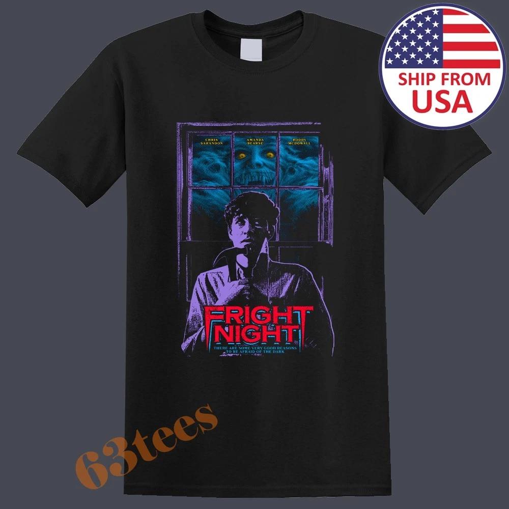 

Fright Night Horror Movie Men s T-Shirt Women s Tee Top Unisex Black Size S to 5XL 3XL