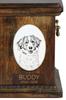 Kooikerhondje - commemorative plaque with a photo of a dog, tombstone with a print, personalized oval plaque from the Art-Dog brand