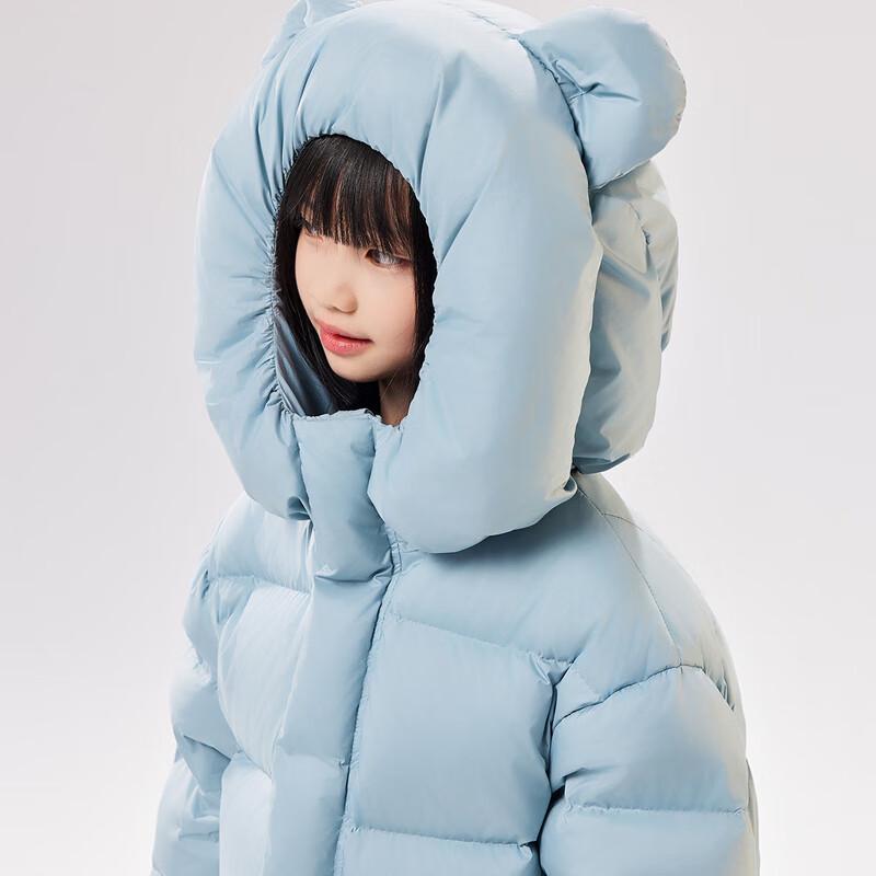 EBAER Kids' 2024 Winter Thickened Long Down Jacket with Hood