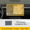TPU Interior Protective Film for Tesla Model Y Juniper Juniper 2025 2026 Navigation Screen Anti-Scratch Sticker Car Accessories