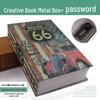 Cross-Border E-commerce Book Safe with Password Lock - Creative Storage Box & Metal Piggy Bank