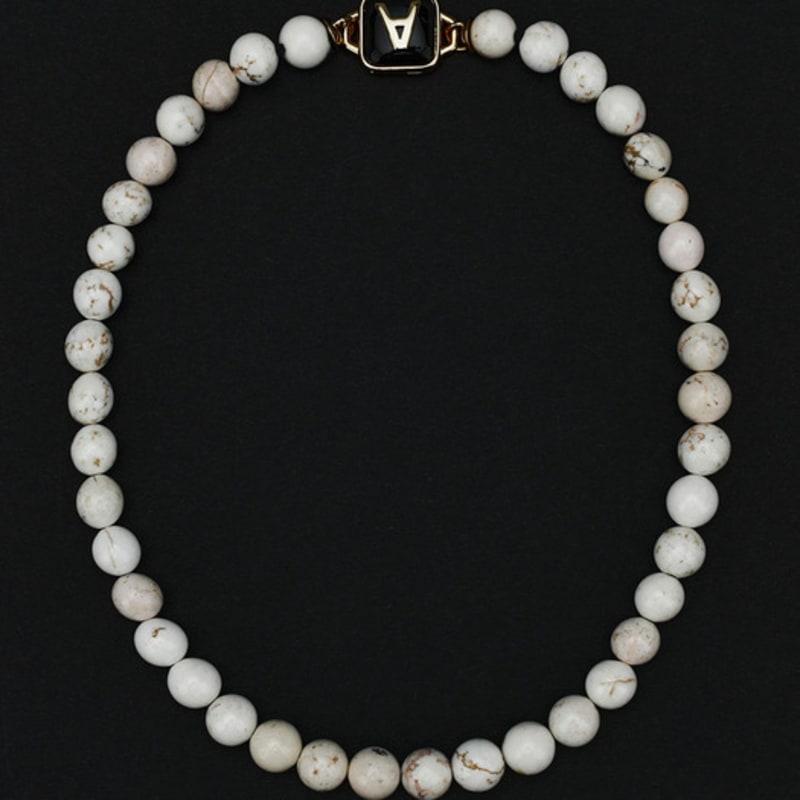 

viollina Pine Chalk Necklace_10mm gold