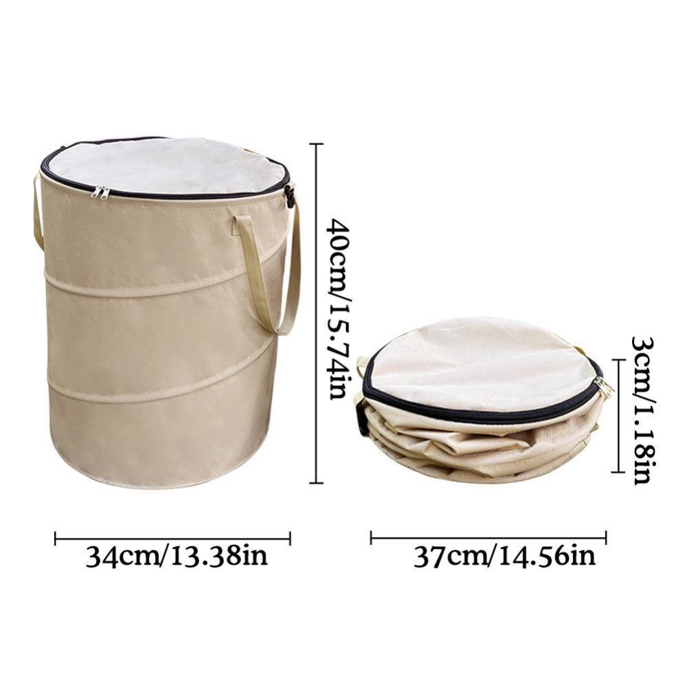 Foldable Camping Garbage Bin Large Capacity Deciduous Garbage Bag  Household Cleaning