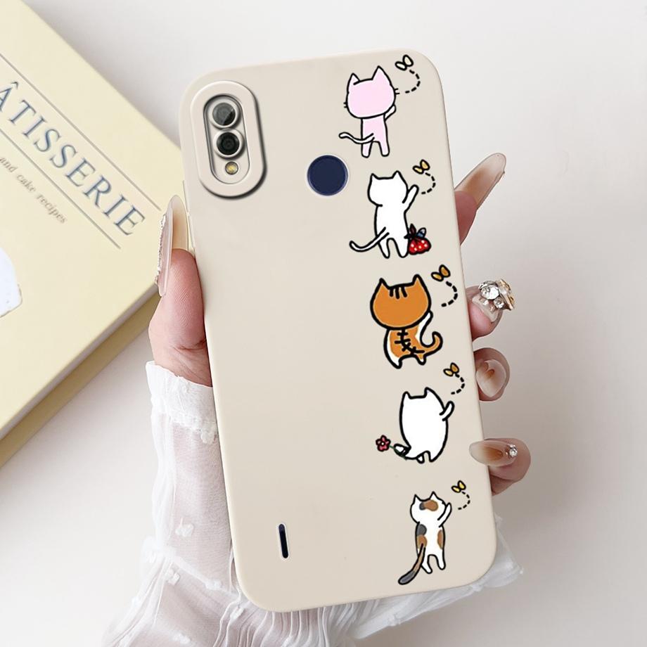 Moon Night Gothic Style Phone Case For Itel P33 Plus P33+ Back Cover Soft Silicone Bumper Coque ITELP33 P 33 Capa