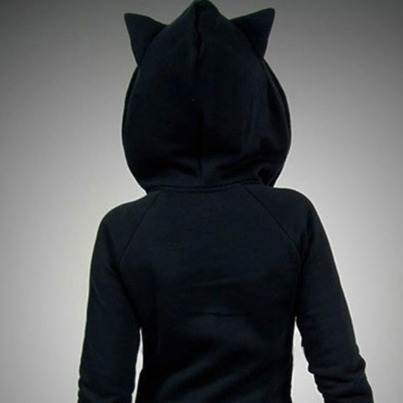 fox moletom com capuz with ears for guys