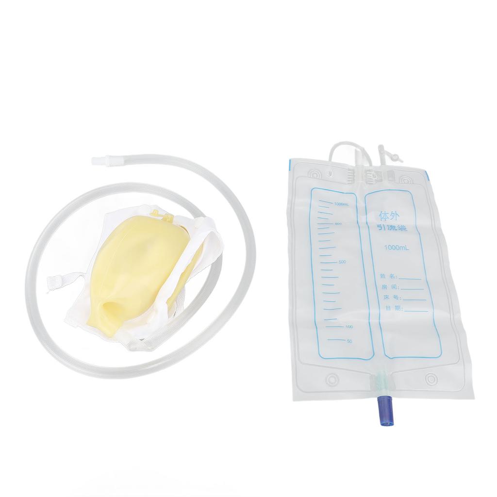 1000ml Dámský sběrač moči Šetrný k pokožce Prodyšný Dámský gumový pisoár Držák na moč Přenosný