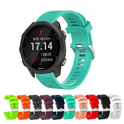 20mm Buntes Armband für Garmin Forerunner 245 245m 645 Music 158 55 Sport Silikon Smart Uhrenarmband für Vivoactive 3 5 Armband