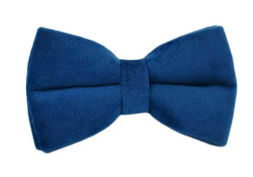 Royal Blue Anti-Escape Velvet Dog Leash and Collar Set. XS