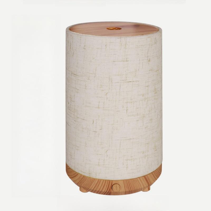 USB Wood Grain Ultrasonic Aroma Diffuser & Humidifier 9.3x9.3x14.5 cm