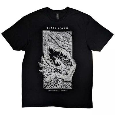 SLEEP TOKEN Der Mund der Unendlichkeit Schwarzes T-Shirt Neue offizielle Fanartikel