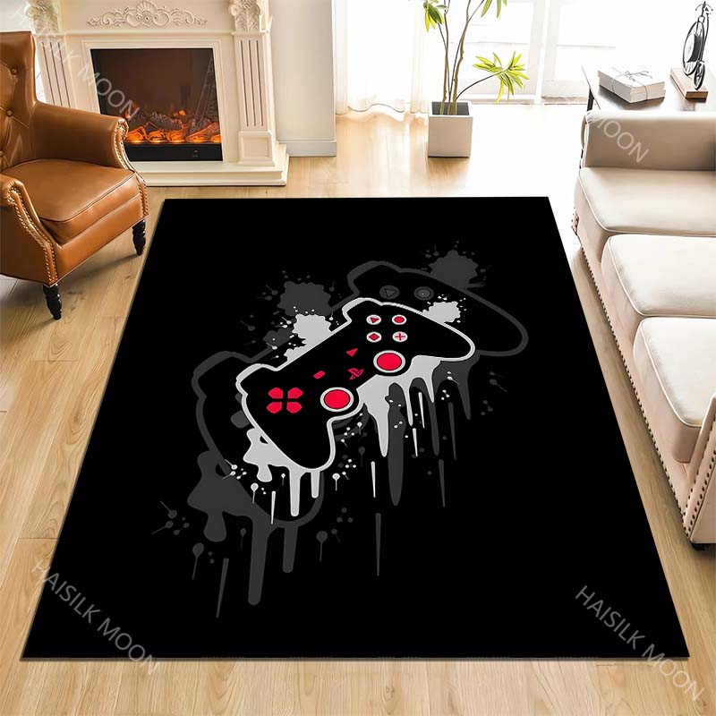 1PC Game Controller Background Carpet for Living Room Bedroom Sofa Home Decor Rus Non-slip Floor Mat Luxury Gift Multiple Sizes