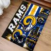Los Angeles Rams logo Print Area Rug - Soft, Washable Non-Slip Indoor Mat for Office Chairs, Living Room, Home Office Decorative Rug