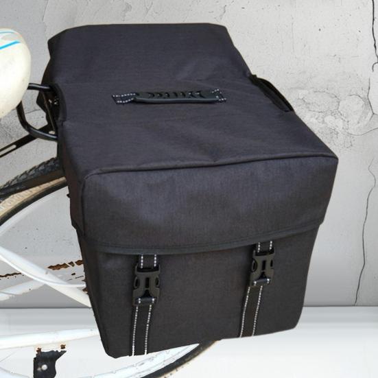 Fahrrad Gepäckträgertasche 25L Großes Fassungsvermögen Reflektierend Hartschale Radfahren Rennrad Mountainbike Gepäckträger Hinterradträger