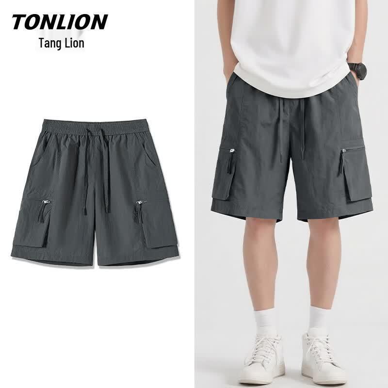 TonLion Men s Casual Summer Drawstring Shorts XL