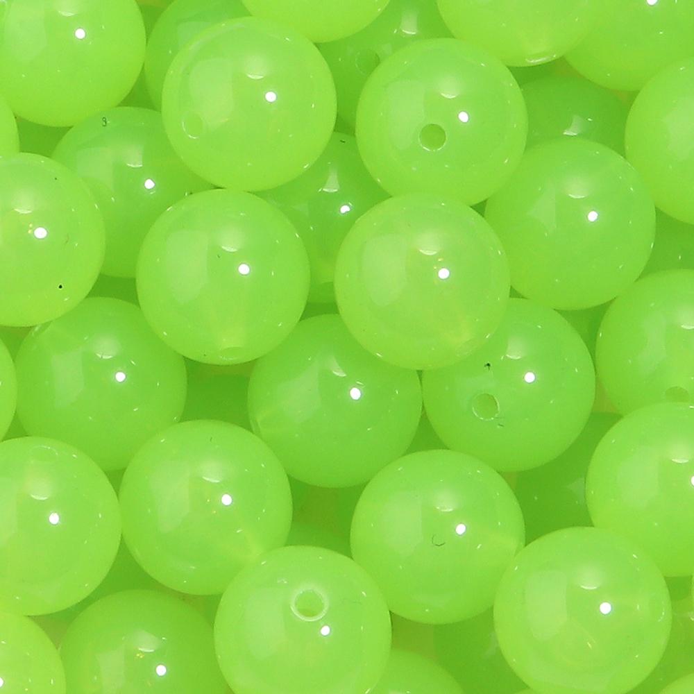 20pcs/lot 16mm Colorful Round Acrylic Beads Jelly Beads Loose Spacer Beads For Jewelry Making DIY Bracelets Necklace Accessories