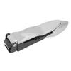 Nail Clipper Men Women Portable Stainless Steel Fingernail Toenail Clipper Cutter with PU Leather Sheath